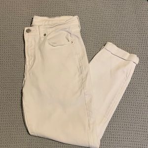 Gap white denim pants